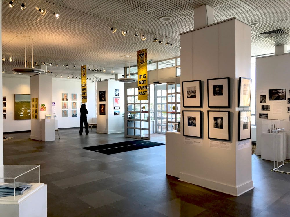 Image of art exhibition in a gallery