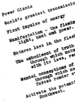 Blurred image of photocopied, typewritten text at an angle