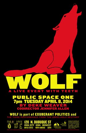 Wolf Performance Poster