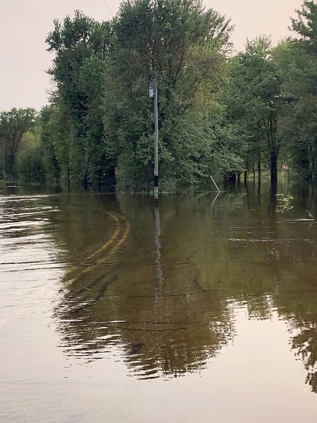 Mississippi River Flooding at Black Hawk Park, May 2019